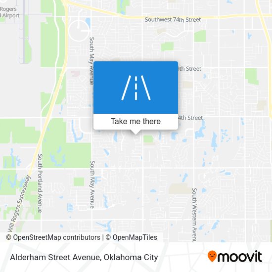 Alderham Street Avenue map