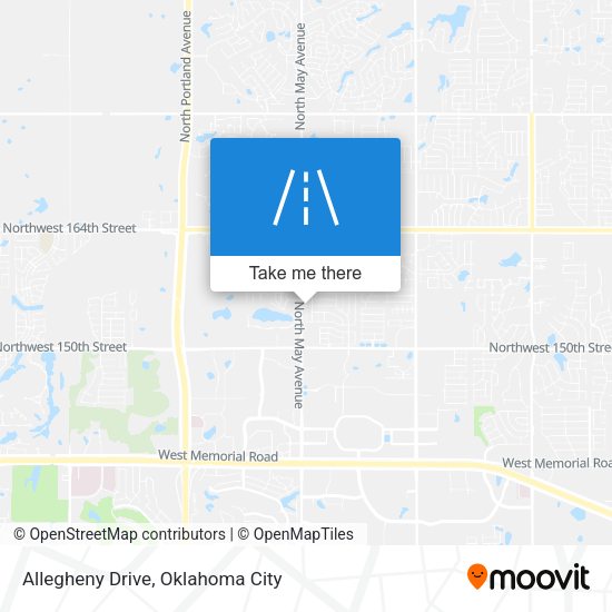 Allegheny Drive map