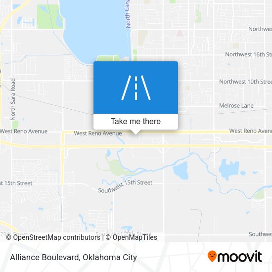 Mapa de Alliance Boulevard