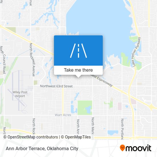 Ann Arbor Terrace map