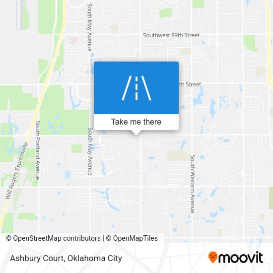 Ashbury Court map
