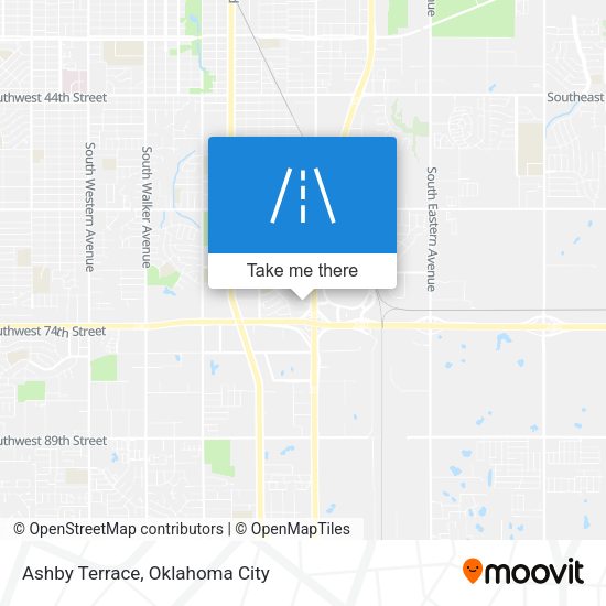 Ashby Terrace map