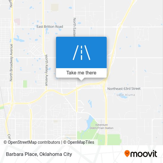 Barbara Place map