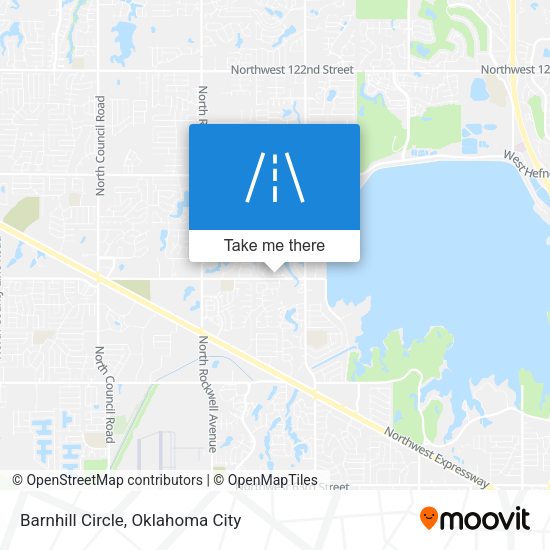 Barnhill Circle map