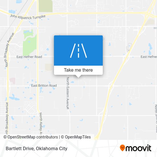 Mapa de Bartlett Drive