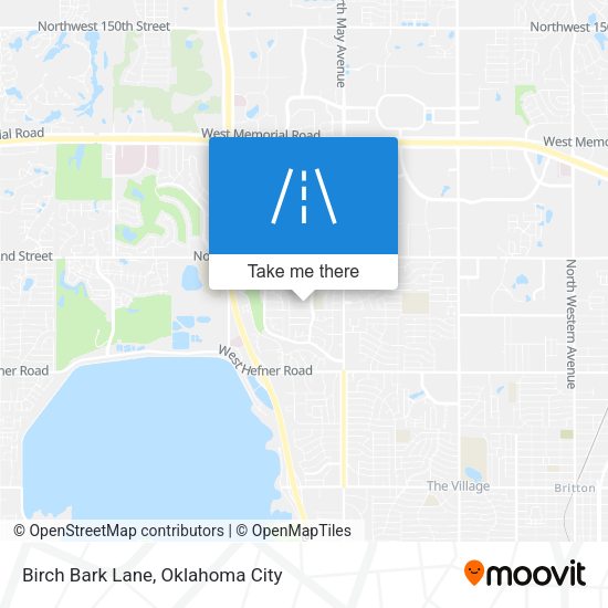 Birch Bark Lane map