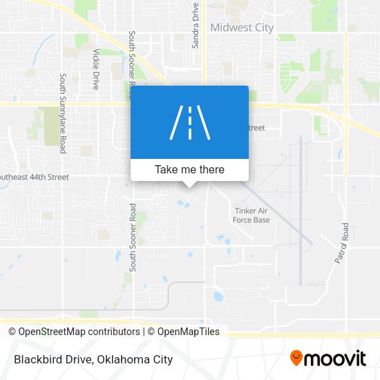 Blackbird Drive map