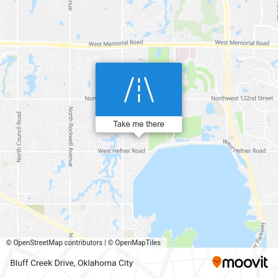 Bluff Creek Drive map