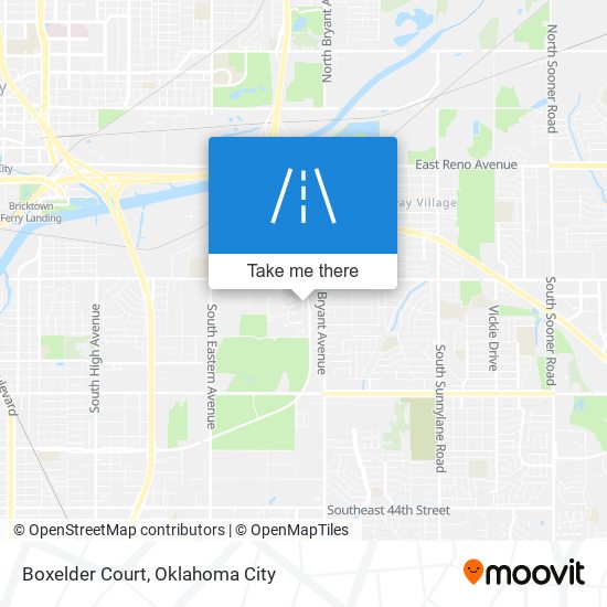 Boxelder Court map