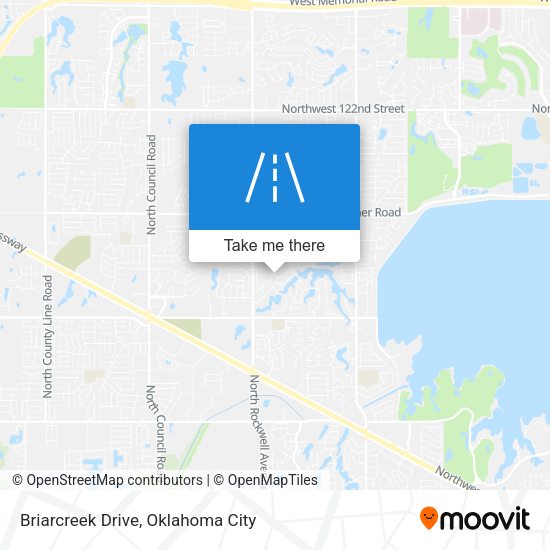 Briarcreek Drive map