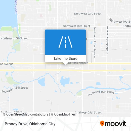 Broady Drive map
