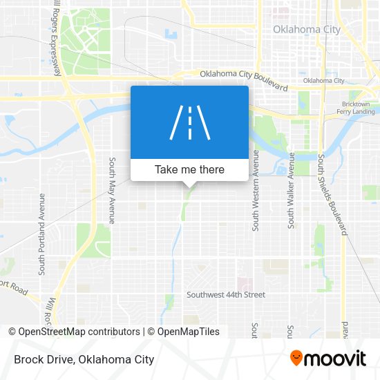 Mapa de Brock Drive
