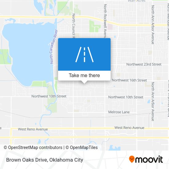 Brown Oaks Drive map