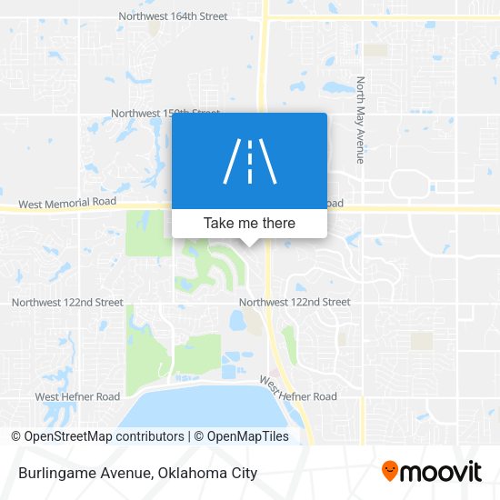 Burlingame Avenue map