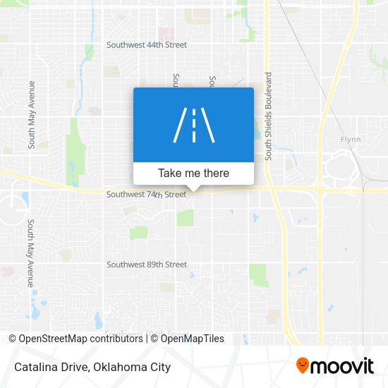 Catalina Drive map