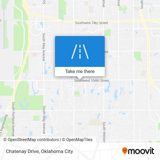 Chatenay Drive map