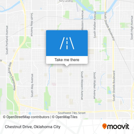 Mapa de Chestnut Drive