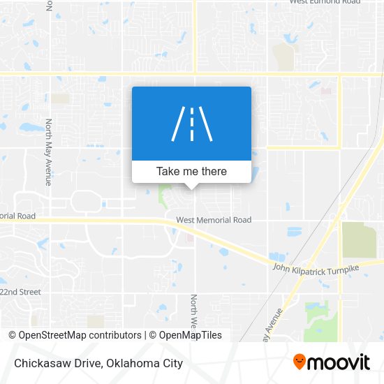 Chickasaw Drive map