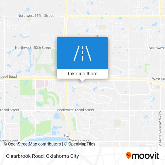 Clearbrook Road map