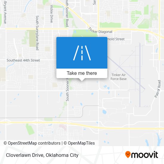 Cloverlawn Drive map