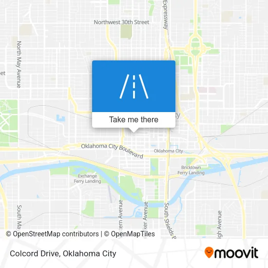 Colcord Drive map