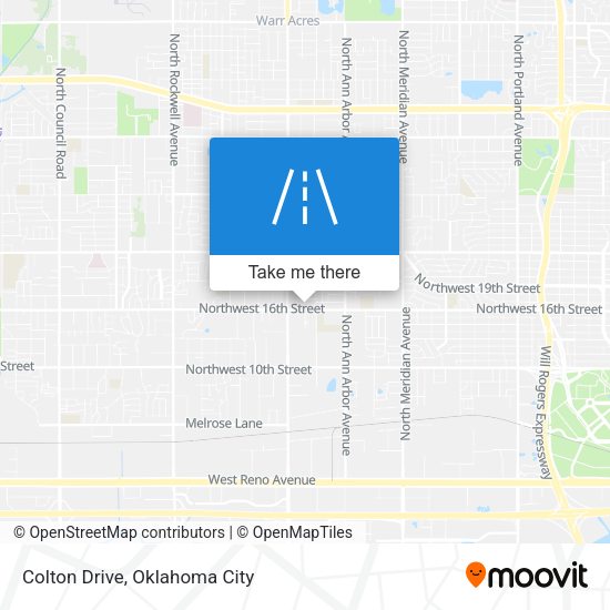 Mapa de Colton Drive