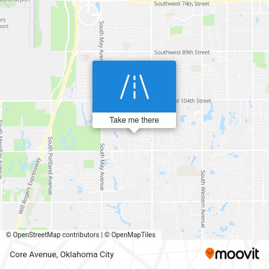 Mapa de Core Avenue