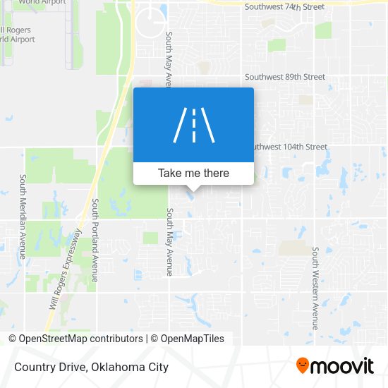 Mapa de Country Drive