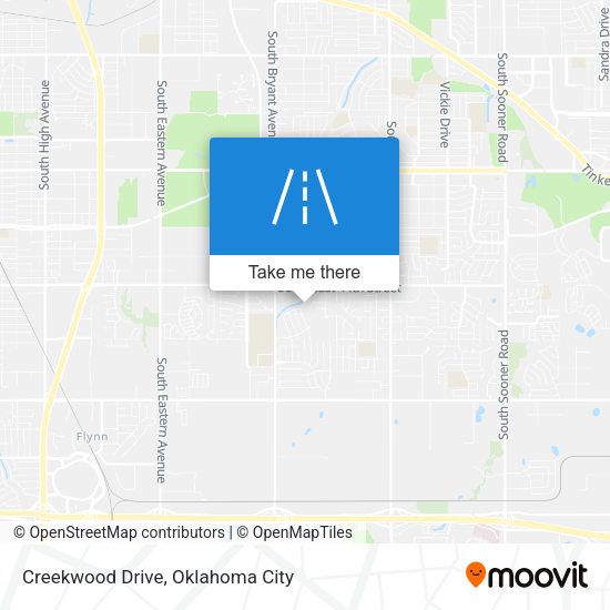 Creekwood Drive map