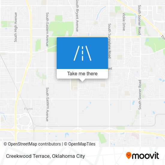 Creekwood Terrace map