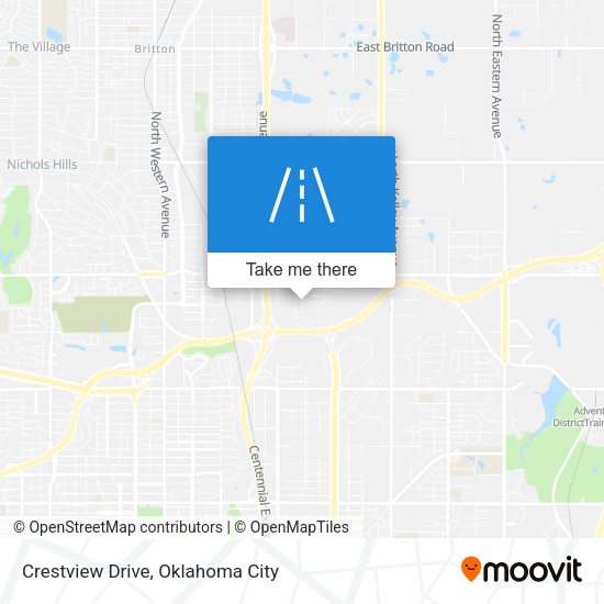 Mapa de Crestview Drive