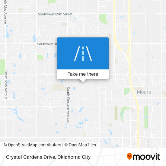 Crystal Gardens Drive map