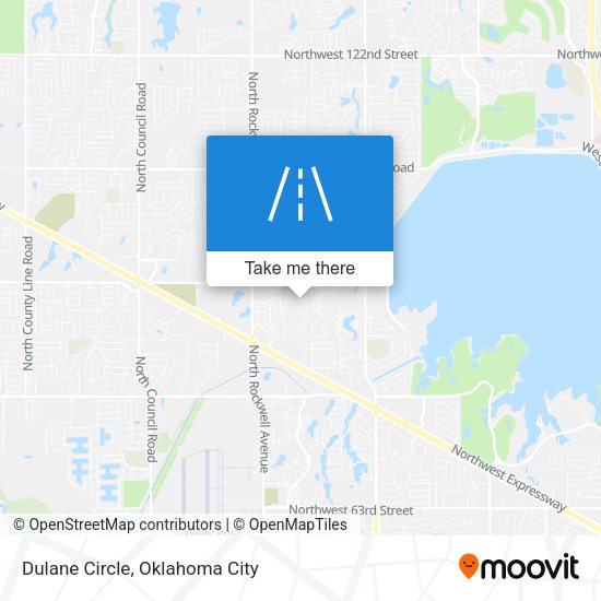 Mapa de Dulane Circle
