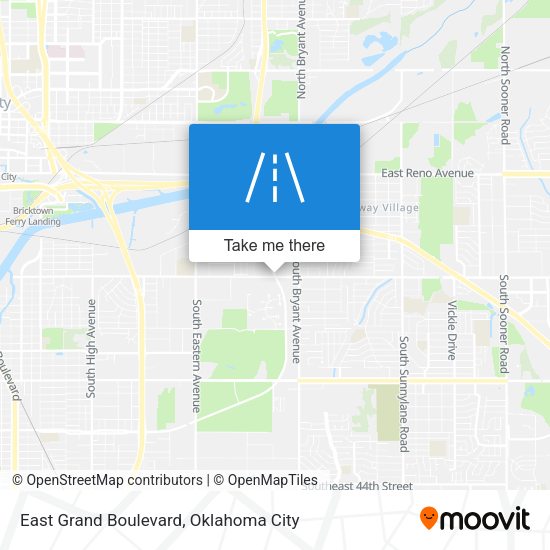 East Grand Boulevard map