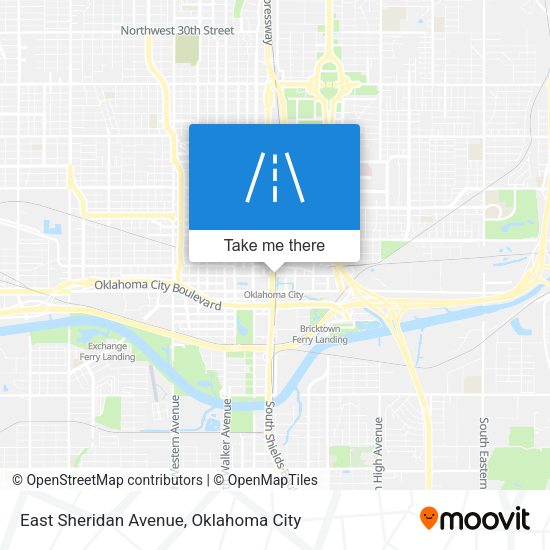 Mapa de East Sheridan Avenue