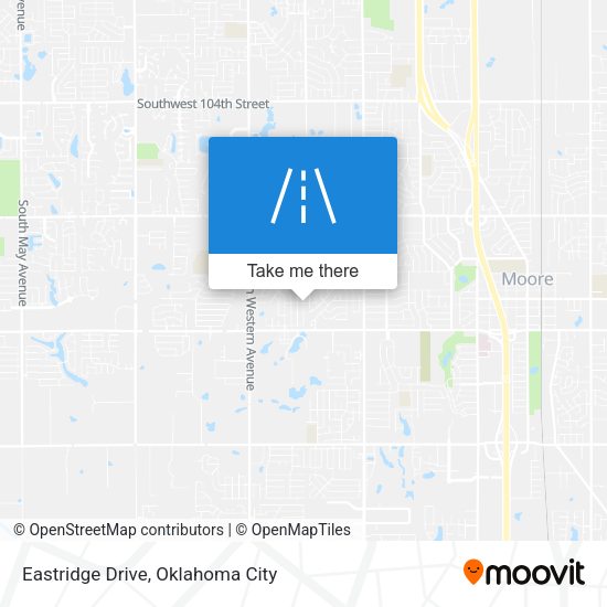 Mapa de Eastridge Drive