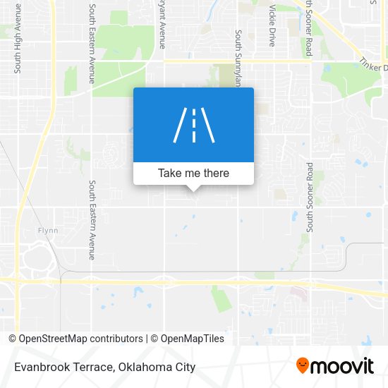 Evanbrook Terrace map