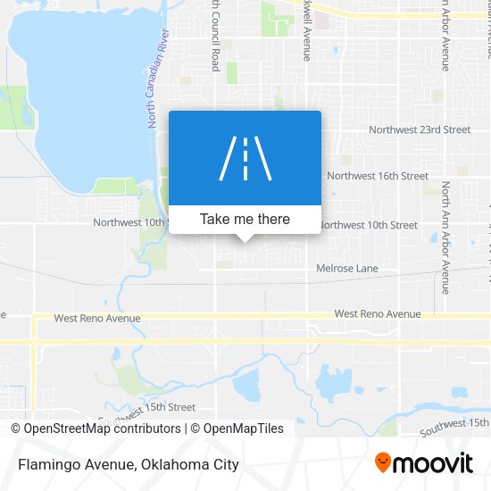 Flamingo Avenue map