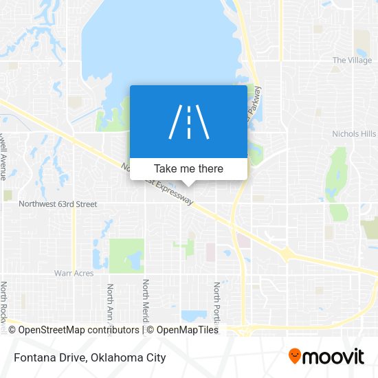 Fontana Drive map