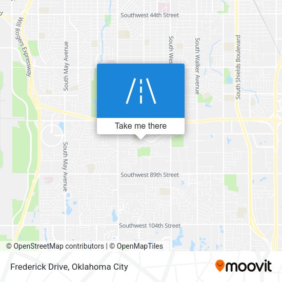 Mapa de Frederick Drive