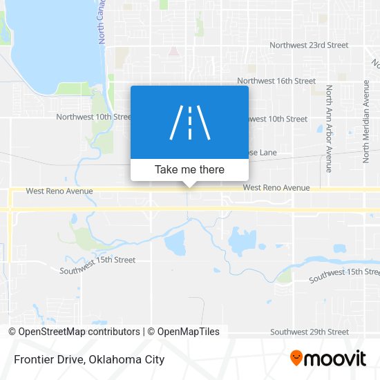 Mapa de Frontier Drive