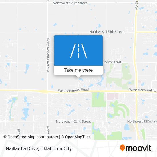 Gaillardia Drive map