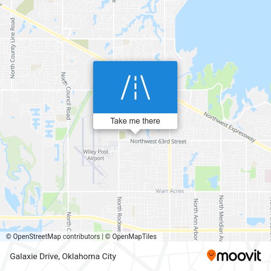 Galaxie Drive map