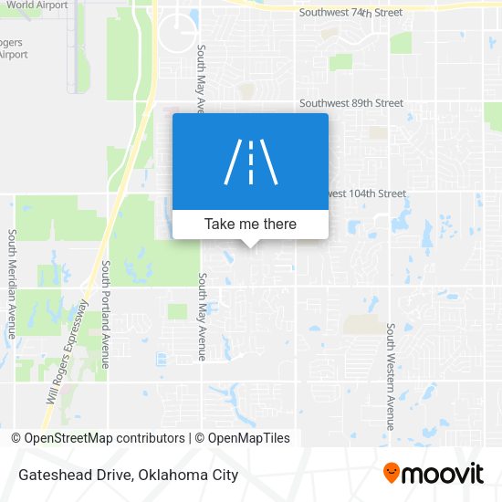Mapa de Gateshead Drive