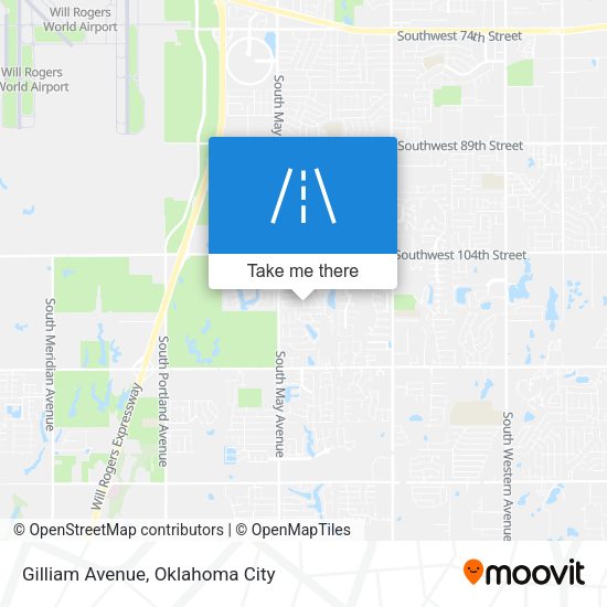 Mapa de Gilliam Avenue