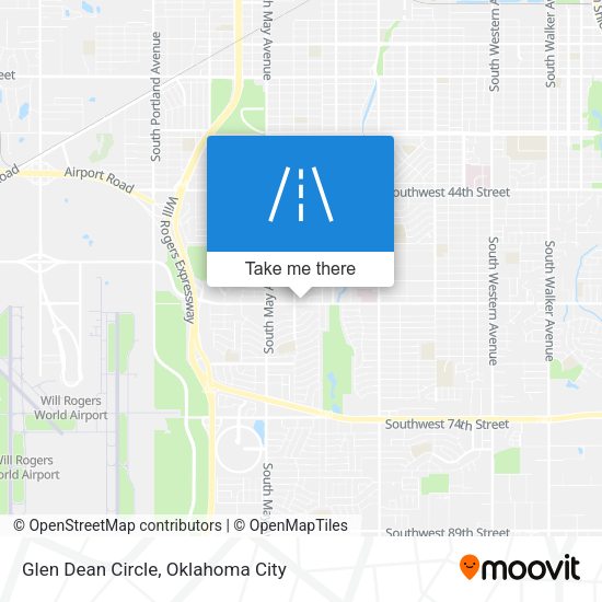 Glen Dean Circle map