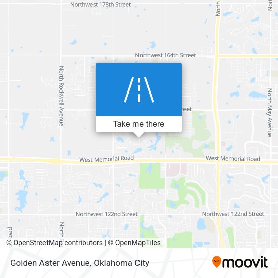 Golden Aster Avenue map