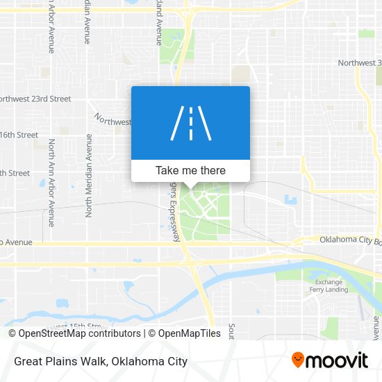 Great Plains Walk map