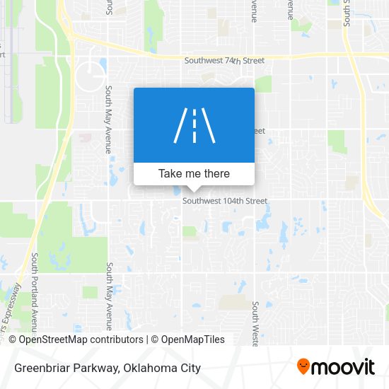 Mapa de Greenbriar Parkway
