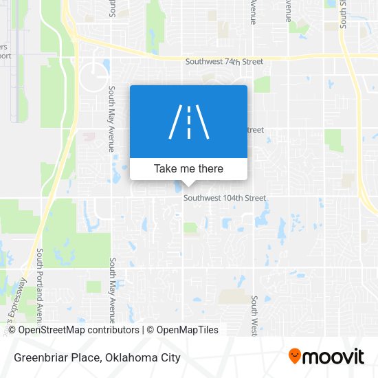 Greenbriar Place map